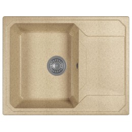 Мойка Dr.Gans КАРДИНАЛ 640 терра, 1 чаша, мрамор, 640x500 мм, SKU 26329