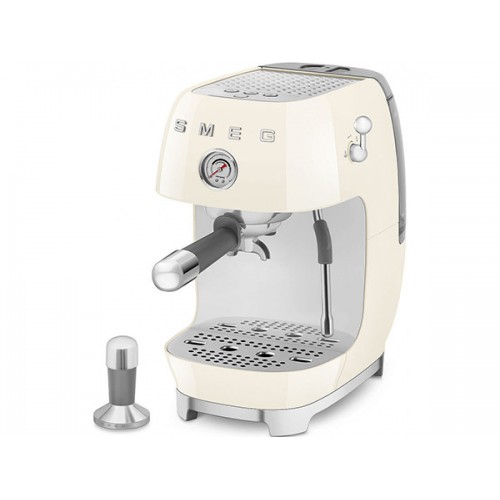 Кофемашина-эспрессо SMEG ECF03CREU кремовая – идеальный выбор для настоящих ценителей кофе