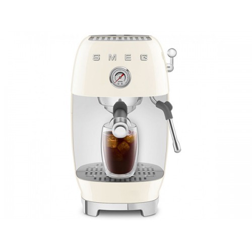 Кофемашина-эспрессо SMEG ECF03CREU кремовая – идеальный выбор для настоящих ценителей кофе