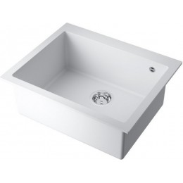 Мойка Omoikiri Bosen 61-WH 34830 Tetogranit 610x500 мм, врезная, белый