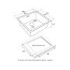 Мойка Paulmark Vista 48 PM304844-LG в светлом золоте - Идеальное решение для вашей кухни