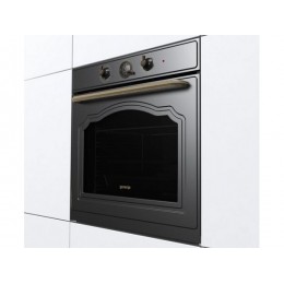 Духовой шкаф Gorenje BOS67371CLB 60 см, 77 л, черный, A, паровой, 300°C, 35433