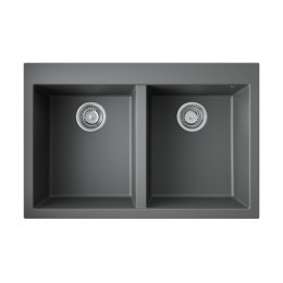 Мойка Omoikiri Bosen 80-2-PL Tetogranit/платина (4993843)