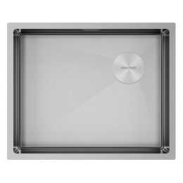 Мойка Paulmark 24838, 60 см, нержавеющая сталь, 1 чаша, 540x440 мм