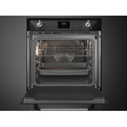Духовой шкаф SMEG SOP6900TN, 60 см, черный, 68 л, A, 3000 Вт, пиролитическая очистка, LED-дисплей, 9 функций, 29638