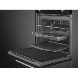 Духовой шкаф SMEG SOP6900TN, 60 см, черный, 68 л, A, 3000 Вт, пиролитическая очистка, LED-дисплей, 9 функций, 29638