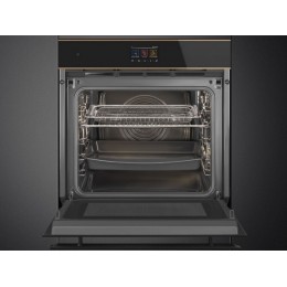 Духовой шкаф SMEG SO6604M2PNR 29738, электрический 60 см, черный, 68 л, 20 функций, сенсорное управление
