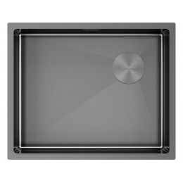 Мойка Paulmark 24839, 540x440 мм, нержавеющая сталь, 1 чаша, универсальная установка