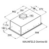 Вытяжка MAUNFELD Domina 60 черный - Эффективное решение для кухни