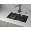 Мойка Granula KS-7303iU черного цвета - стильное решение для вашей кухни