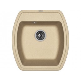 Мойка Florentina Нире 480 (SKU 27641) врезная, кварцевая, 1 чаша, 480x510 мм