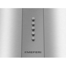 Вытяжка MEFERI TUBE40IX POWER 29441, нерж. сталь, 850 м³/ч, 3 скорости, LED