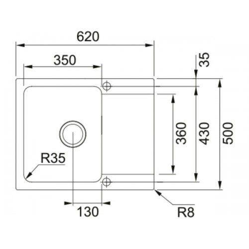 Мойка Franke OID 611-62, оникс (114.0443.356)