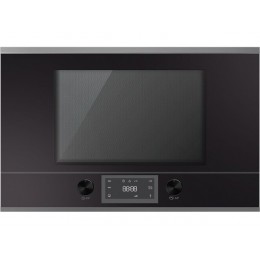 СВЧ-печь Kuppersbusch MR 6330.0 S3 60 см, 22 л, 850 Вт, гриль, черное стекло, SKU 32747