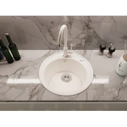 Мойка Florentina Лацио 510 шампань, SKU 26648, врезная, 1 чаша, кварц