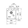 Мойка Franke MRG 610-39 белая с вент-автоматом (114.0696.180) - Качество и стиль для вашей кухни