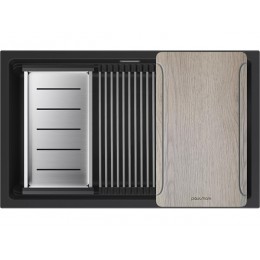 Мойка Paulmark Lumi-multi sink 74 uni LU-MULTI 74-AN, антрацит
