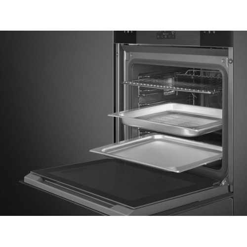Духовой шкаф SMEG SO6102S3PB3 с паром - идеальное решение для современных кухонь