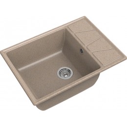 Мойка Granfest GF-V-680L 60 см, мрамор, 1 чаша, 680x500 мм, SKU 13951