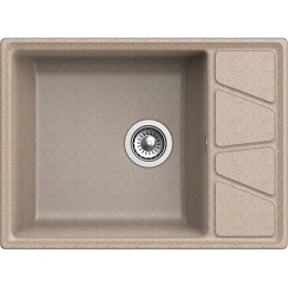 Мойка Granfest GF-V-680L 60 см, мрамор, 1 чаша, 680x500 мм, SKU 13951