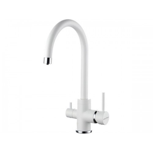 Смеситель Paulmark Essen Es213211-WH (431) белый матовый - стиль и качество для вашей кухни