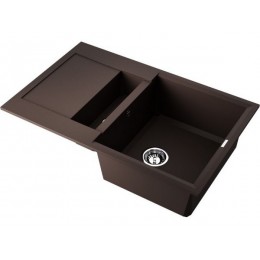Мойка 34953 Omoikiri Sakaime 78-2-DC Tetogranit 780x500 мм, врезная, темный шоколад