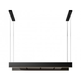 Вытяжка Falmec 25053 LIGHT 123 см, черная, матовый алюминий, 800 м3/ч