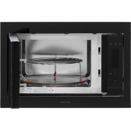 СВЧ-печь KRONA ESSEN 60 BL, 1000 Вт, черная, 31 л, встраиваемая, сенсорное управление, 6 рецептов, гриль.