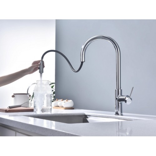 Смеситель Paulmark Galant Ga213077-CR в хроме - Идеальное решение для вашей кухни и ванной