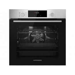 Духовой шкаф Kuppersberg HF 609 BX, 80 л, черный/нерж. сталь, 10 режимов, 60 см, SKU 25858