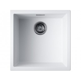 Мойка 35060 Omoikiri Yamakawa 45T-U/I-WH Tetogranit, 456x456 мм, белый