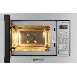 СВЧ-печь MEFERI MMO6020IX 29364, 60 см, нерж. сталь, 20 л, 1300 Вт, гриль