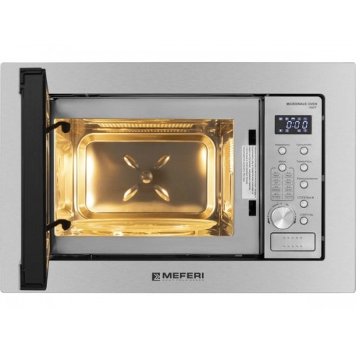 СВЧ-печь MEFERI MMO6020IX POWER - Встраиваемая микроволновая печь с современным дизайном и высокой мощностью