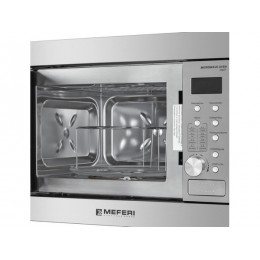 СВЧ-печь MEFERI MMO6020IX 29364, 60 см, нерж. сталь, 20 л, 1300 Вт, гриль