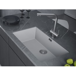 Мойка Paulmark Neo Classic 29065, 1 чаша, ACRYSTONE, 760x435 мм, подстольный монтаж