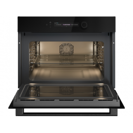 СВЧ-печь ASKO OM54BGH 60 см, черное стекло, 50 л, инвертор, 1000 Вт, SKU 32467