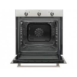 Духовой шкаф Jacky’s JO EI7518, 60 см, 78 л, черный/нержавеющая сталь, 8 режимов, A, 2600 Вт, SKU 22368