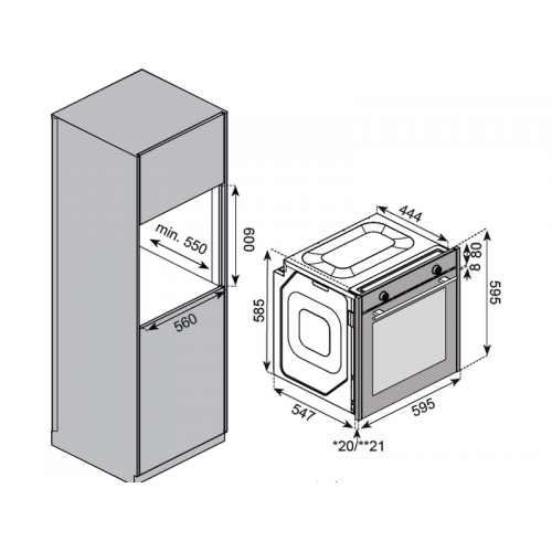 Духовой шкаф Kuppersberg KSO 610 B с паром