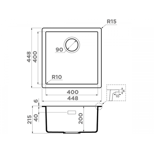 Мойка Omoikiri Yamakawa 45T-Integra-PL Tetogranit/платина (4997256)