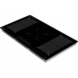 Варочная панель MEFERI MIH905BK ULTRA 86 см, индукционная, черная, 5 конфорок, сенсорное управление, SKU 29477.