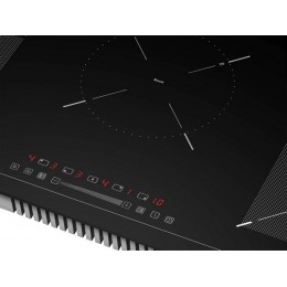 Варочная панель MEFERI MIH905BK ULTRA 86 см, индукционная, черная, 5 конфорок, сенсорное управление, SKU 29477.