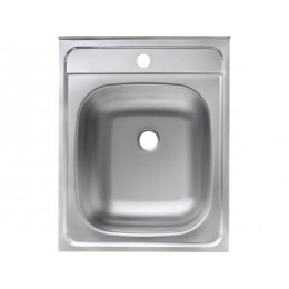 Мойка Ukinox IND500.600-28778, нержавеющая сталь, 1 чаша, 500x600 мм, матовая.