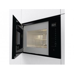СВЧ-печь Gorenje BMI251SG3BG 25л, черная, встраиваемая, 900Вт, кварцевый гриль, 15 программ, SKU 27379