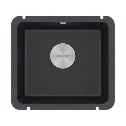 Мойка Paulmark Unter 50 PM204543-BL из черного гранита - купить в интернет-магазине