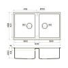 Мойка Omoikiri Kitagawa 83-2-U-MO Artceramic/мокко (4997201)