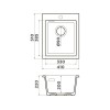 Мойка Omoikiri Omishima 41-DG Matt Natceramic/dust grey матовый (4997548)