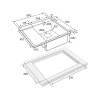Мойка Paulmark Flank PM225951-BGR с брашированным золотом - Элегантный выбор для вашей кухни