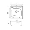 Мойка Omoikiri Saru 48-IN из нержавеющей стали – стильное решение для вашей кухни