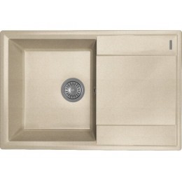 Мойка Florentina Консул 760 песочный, SKU 27683, кварц, 1 чаша, 760x500 мм