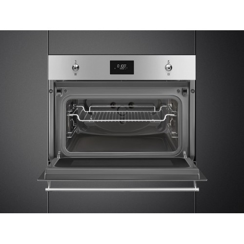 СВЧ-печь SMEG SO4301M0X встраиваемая - Элегантность и Функциональность для Вашей Кухни